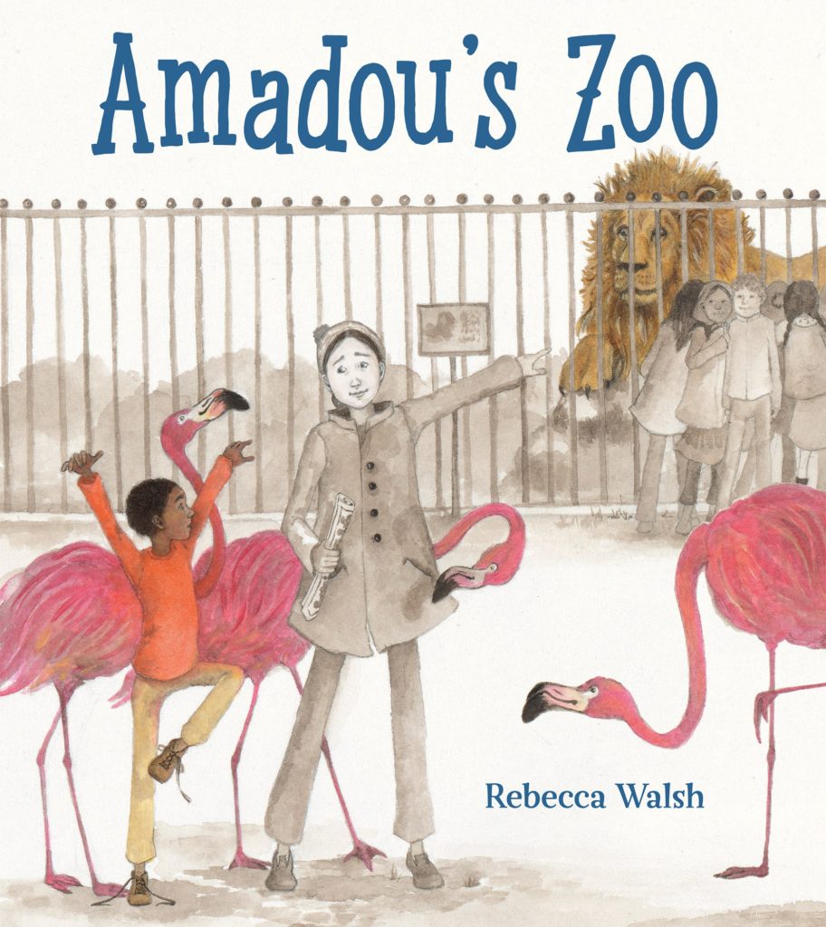 Amadou's Zoo cover - by Rebecca Walsh
